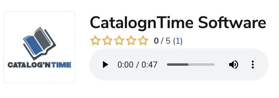 Catalog’nTime by Lockside Software is a cloud-based catalo