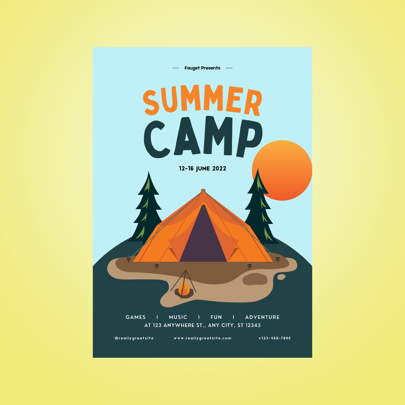 16 Creative Summer Camp Brochures