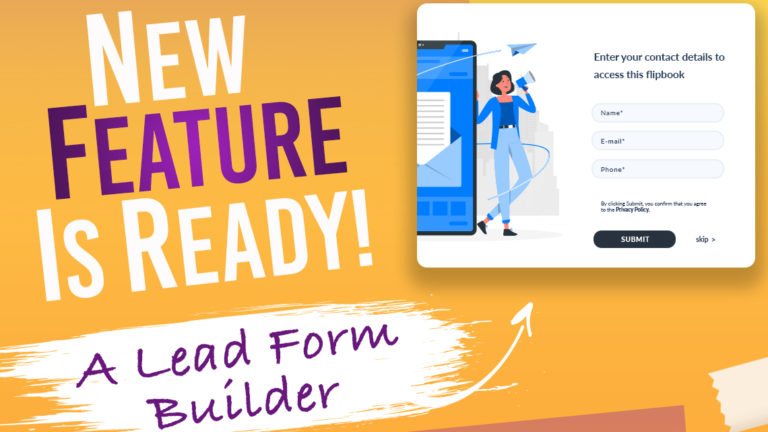 Lead Form – New Publuu Feature is Ready!