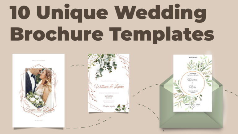 10 Unique Wedding Brochure Templates